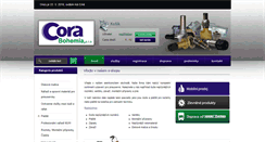 Desktop Screenshot of corabohemia.com