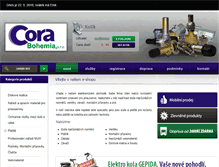 Tablet Screenshot of corabohemia.com